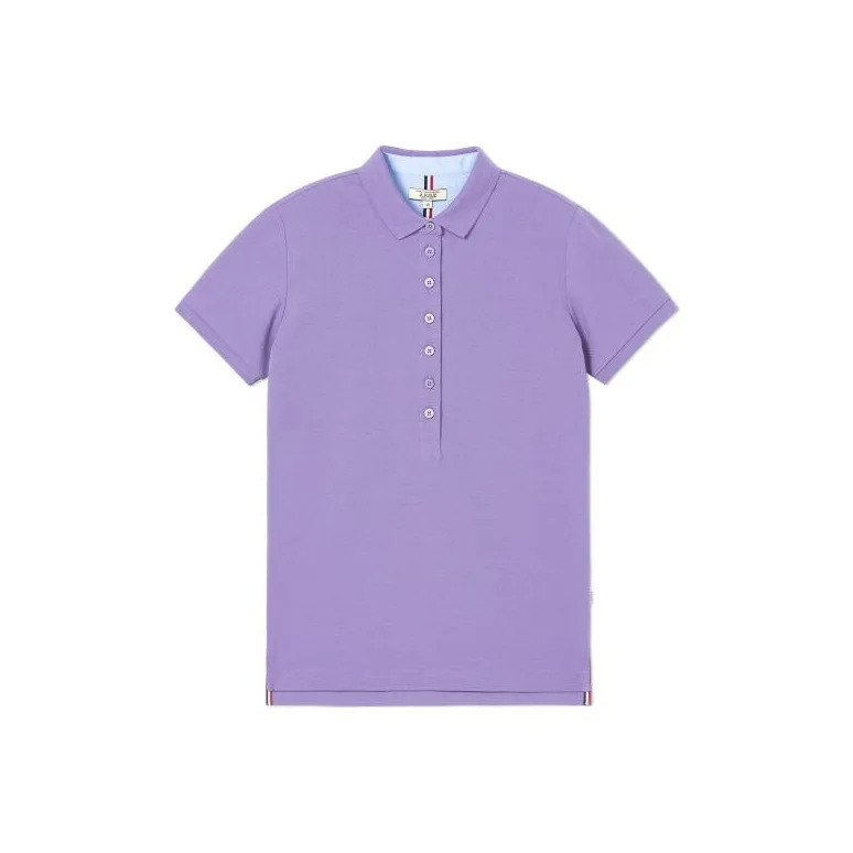 AIGLE Polo Shirt Women's Iris Purple-0