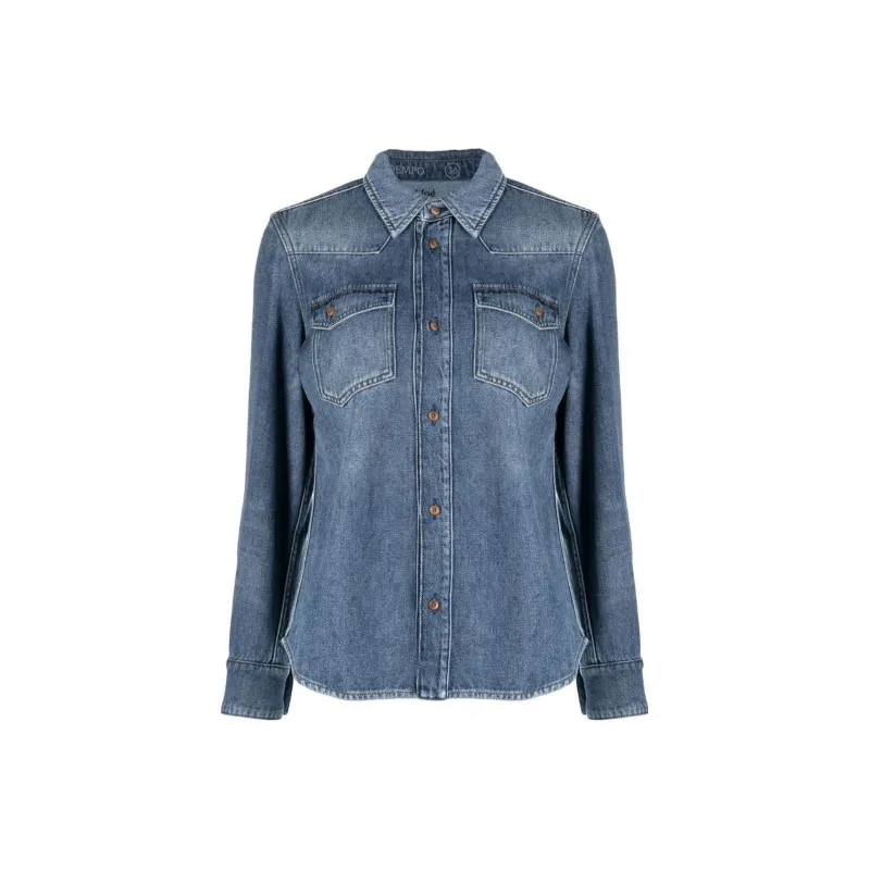 Chloé Shirts Women's Blue-0