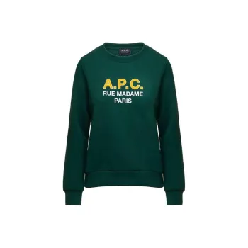 A.P.C Logo Printed Crewneck Sweater