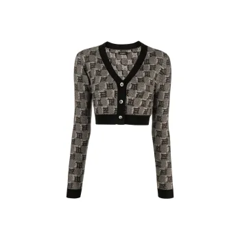 Misbhv Monogram print Cropped Cardigan