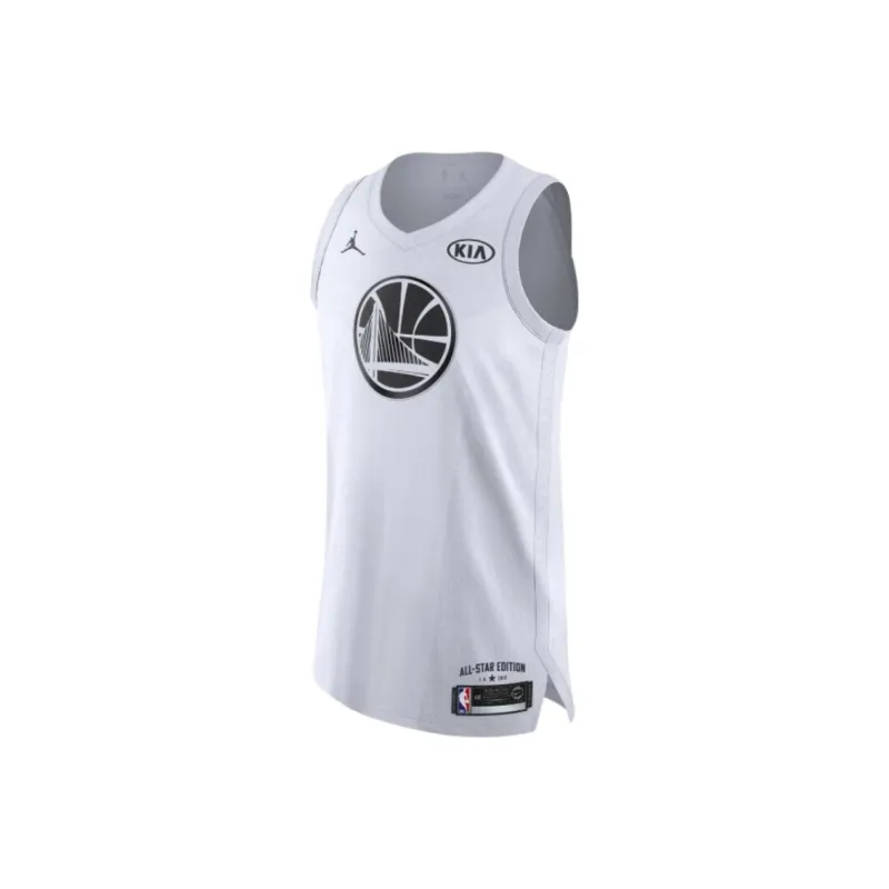 Jordan x NBA Stephen CurryAll Star Basketball Jersey Men's White-0