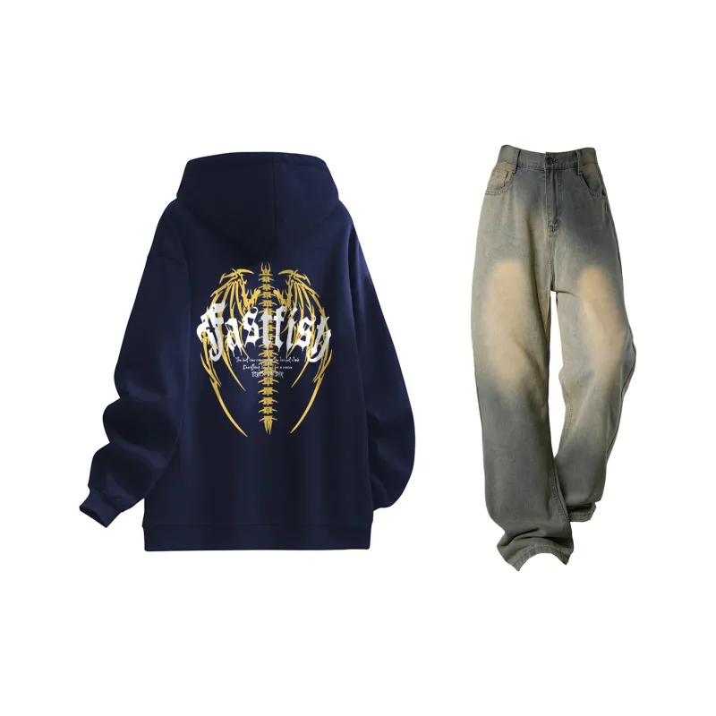 FASTFISH Sweatshirt Sets Unisex-6