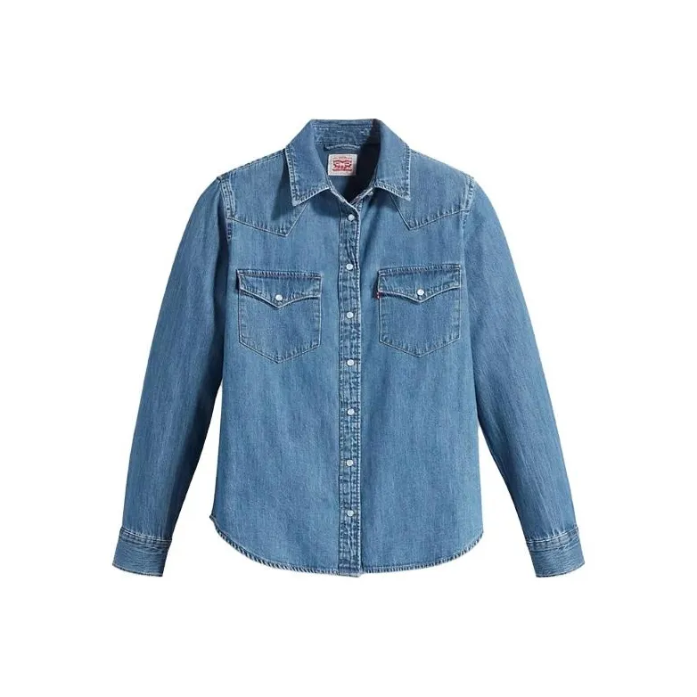 Levi's Shirt Women's Light Blue-0