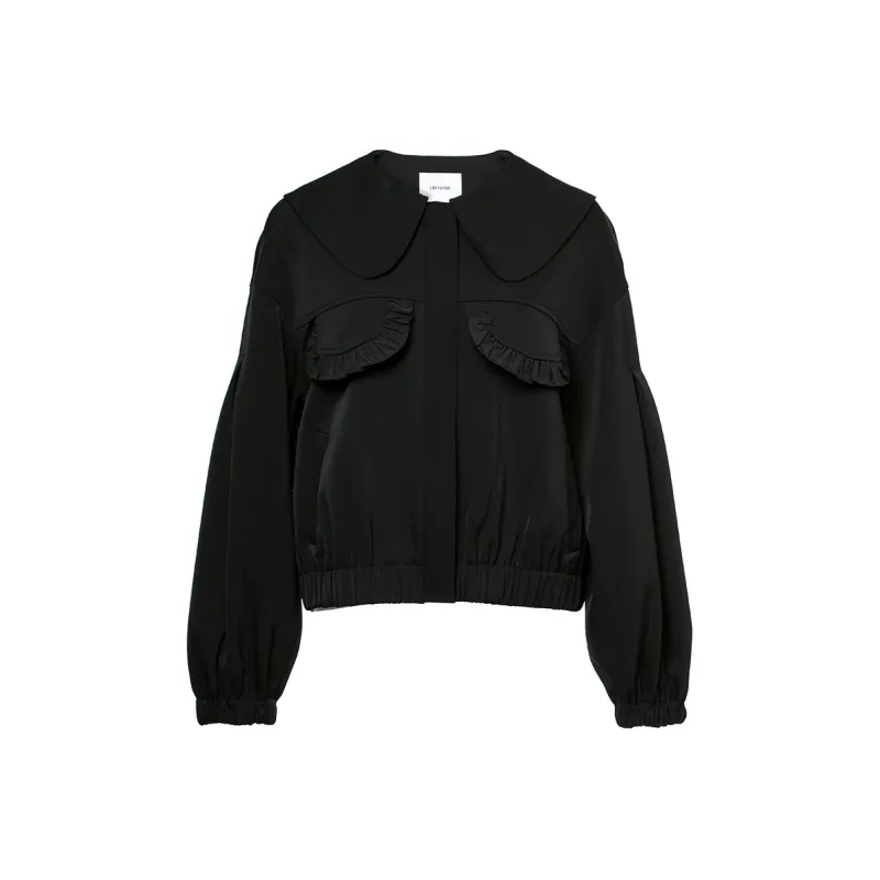 LOFT SHINE Loose Fit Jacket Women's Black-0