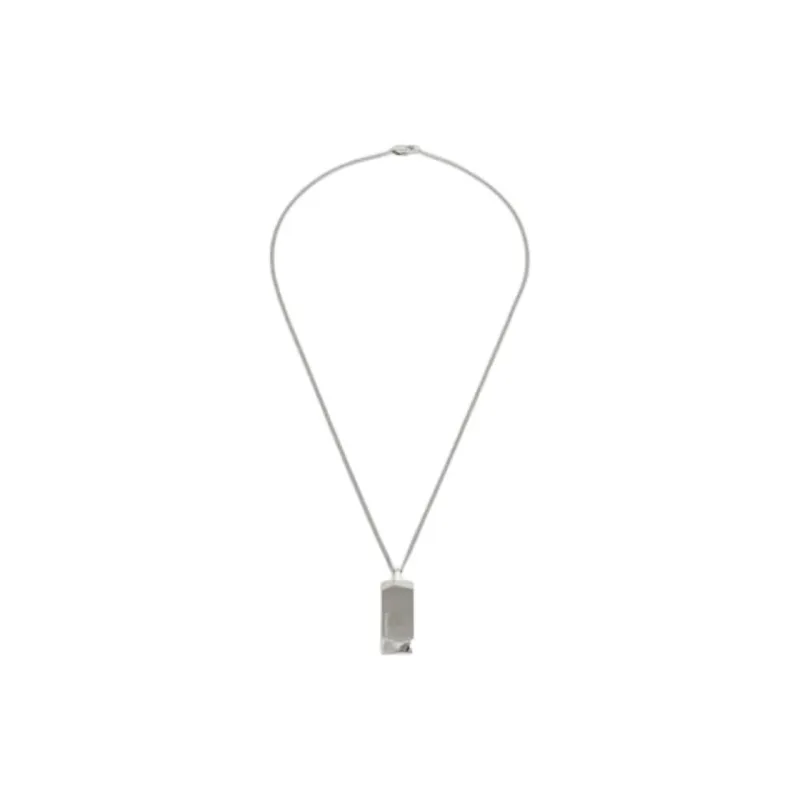 CALVIN KLEIN Stainless Steel Necklaces Men's Silver-1