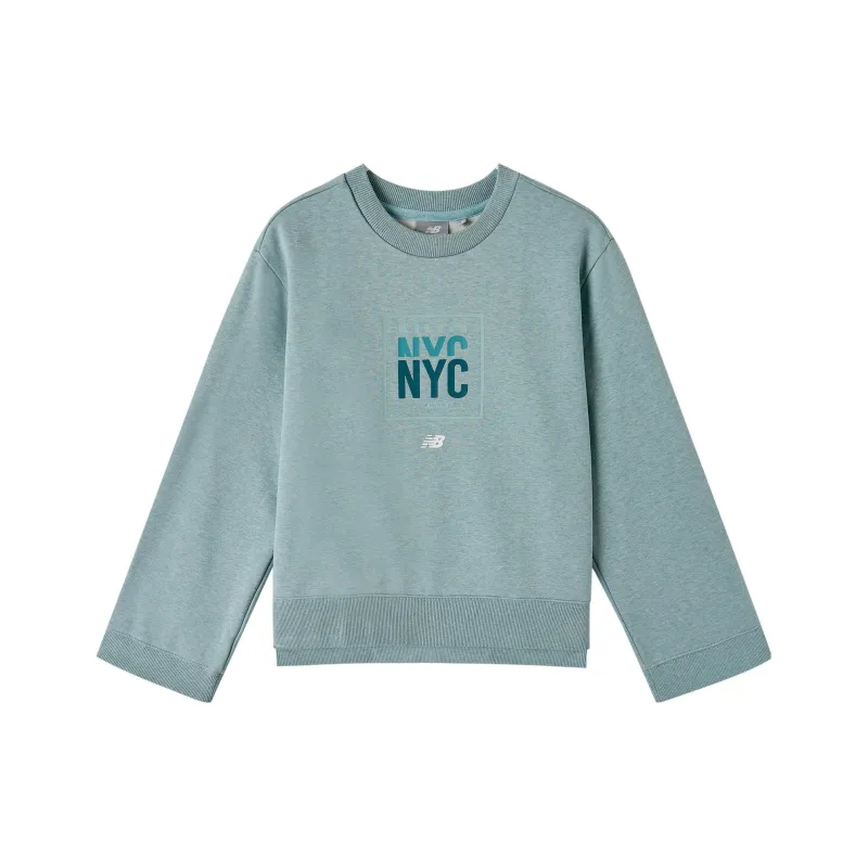 New Balance Sweatshirts Women's Mint Green-0