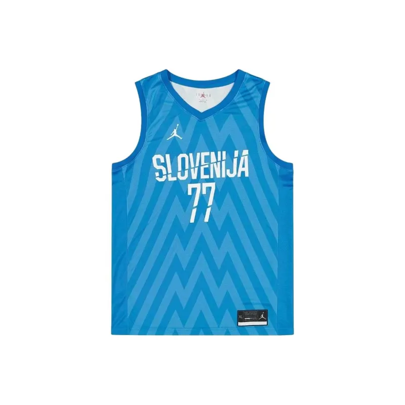 Jordan Limited Basketball Jersey Unisex Blue-0