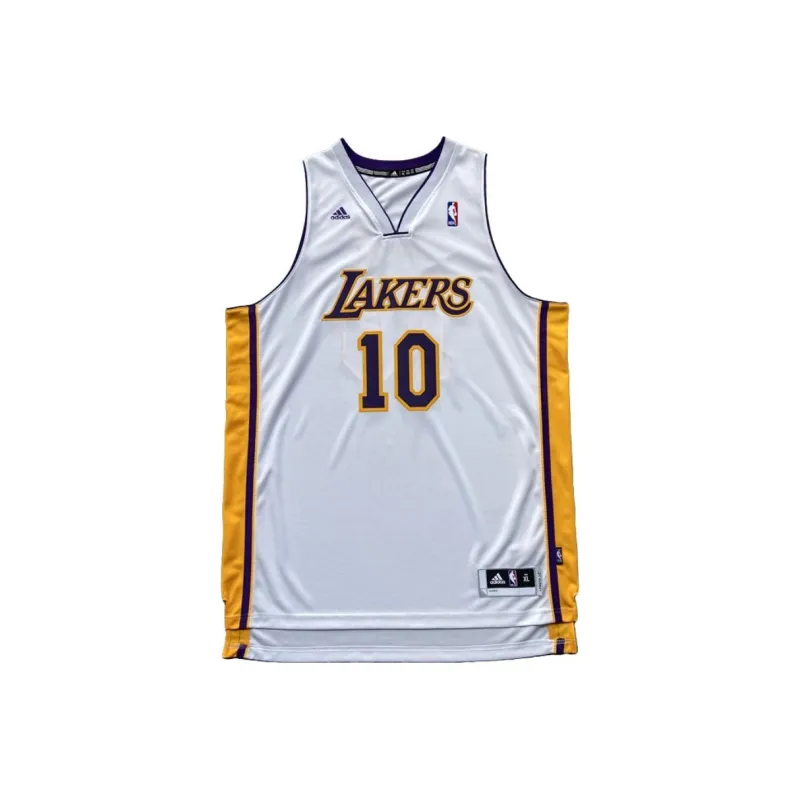 Adidas x NBA Los Angeles Lakers SWINGMAN Fan Edition Basketball Jersey Unisex White-0