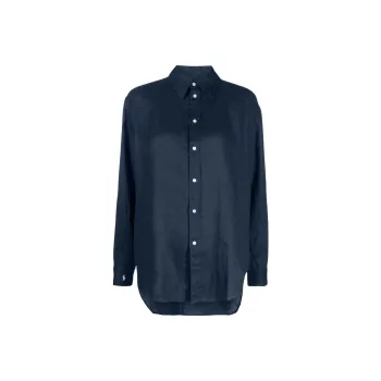 Polo Ralph Lauren Logo embroidered Long sleeve Linen Shirt