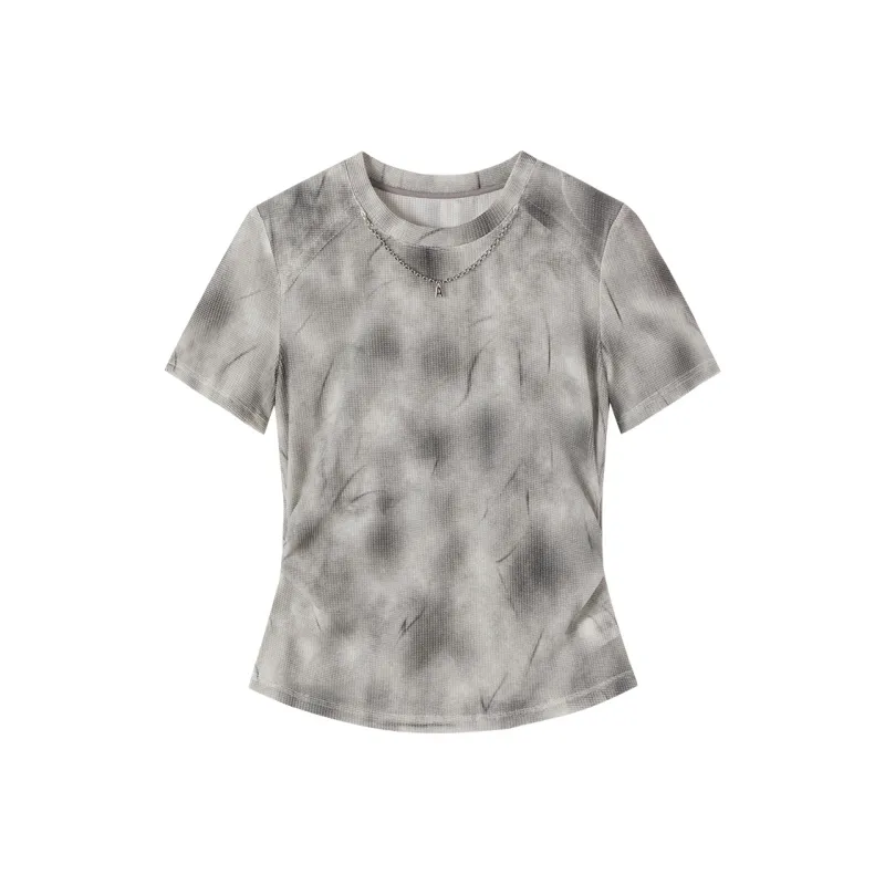 XIANGYING T Shirt Women's Medium Gray-0