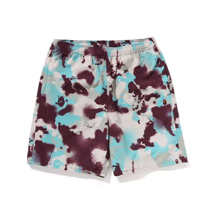 Bape Map Camo Regular Fit Beach Shorts-4