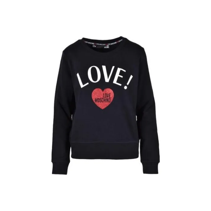 LOVE MOSCHINO Sweatshirts Women's Black-0