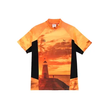 PUMA AOP Golf Clothing Men's Ricky Orange