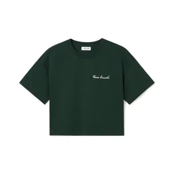 LACOSTE Drop Shoulder Sleeve T-Shirt Women's Dark Green