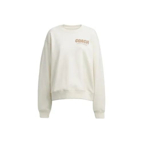COACH FW24 Sweatshirt Women's Cream