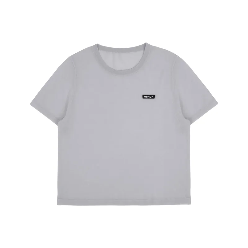 NERDY T Shirt Women's Light Gray-0