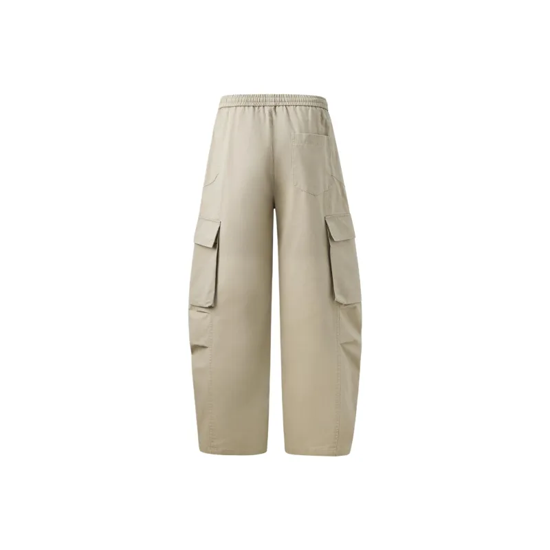PENTAGONAL HEART Cargo Pants Men's Apricot-1