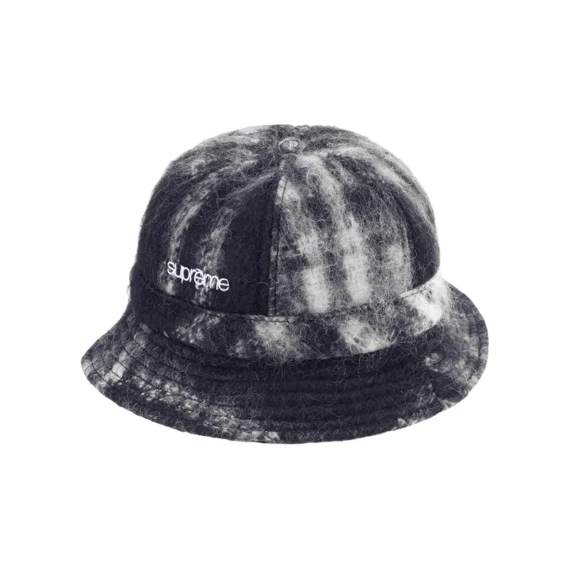 Supreme Mohair Plaid Bell Hat-1