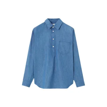 Loro Piana SS25 Shirt Men's Blue