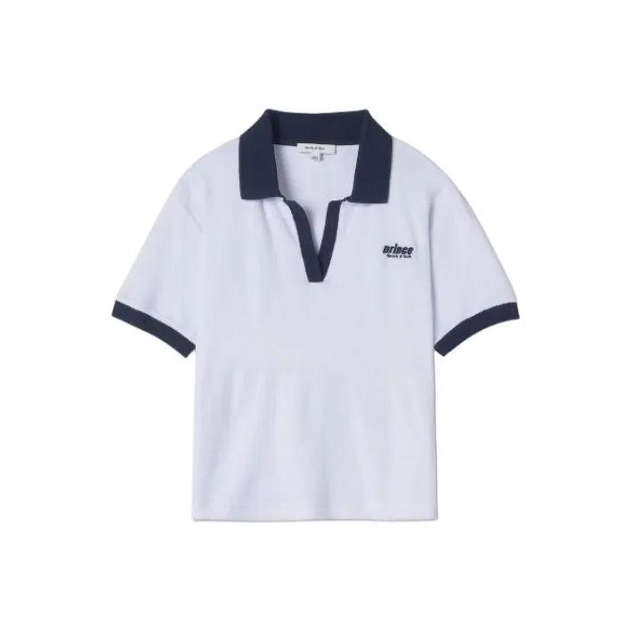 SPORTY & RICH Polo Shirt Women's White-0