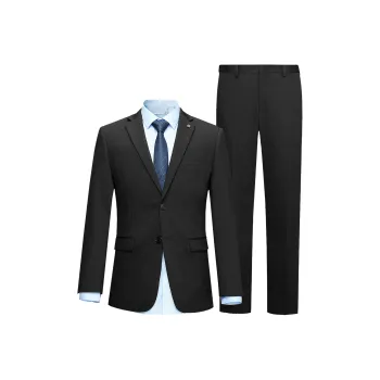 HLA Business Suits Men Black 08 Suit+Suit Pants