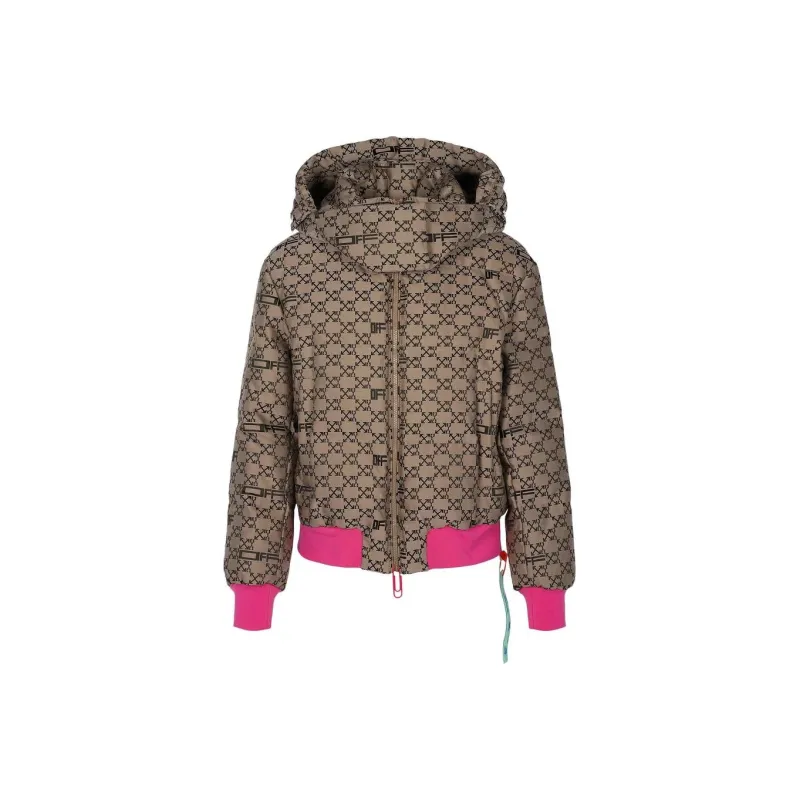 OFF WHITE Jackets & Coats Regular Fit Women's Brown-0