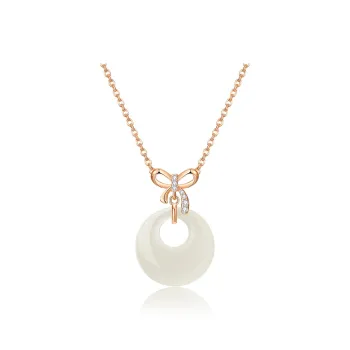 CHAOHONGJI Natural Chalcedony Necklaces Women's