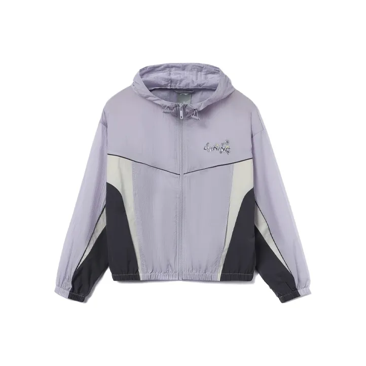 LiNing Sports Trend Series Jackets Coats Women's Purple-0