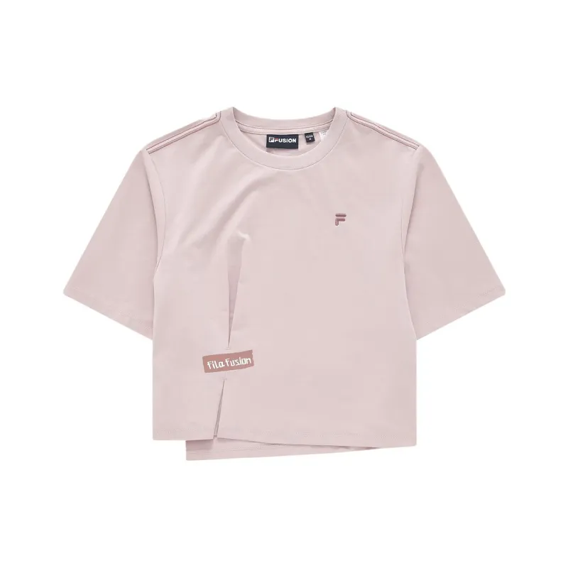 FILA FUSION STREET SPORT Set in Sleeve T Shirt Women's Rose Pink-0
