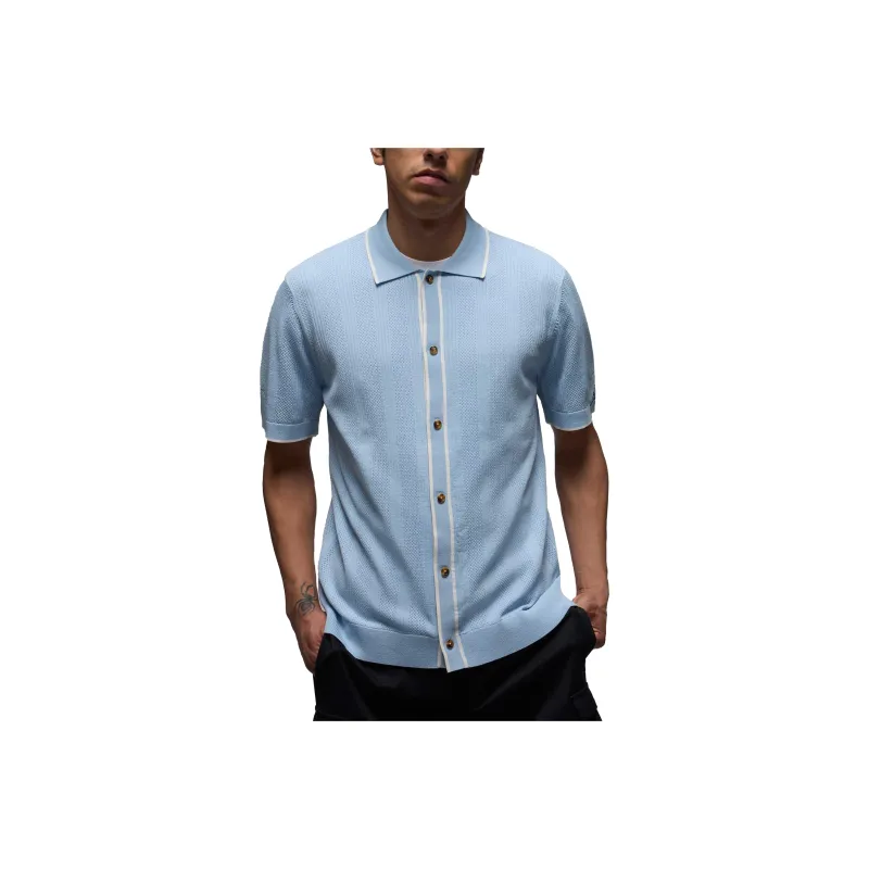 JORDAN Sport ​Men's Knit Button Down Golf Top-0