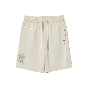 JACK JONES· x NBA Casual Shorts Men's C00 Ecru