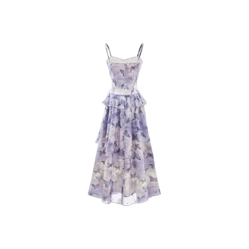ABCMININ Slip Dress Women's Purple-1