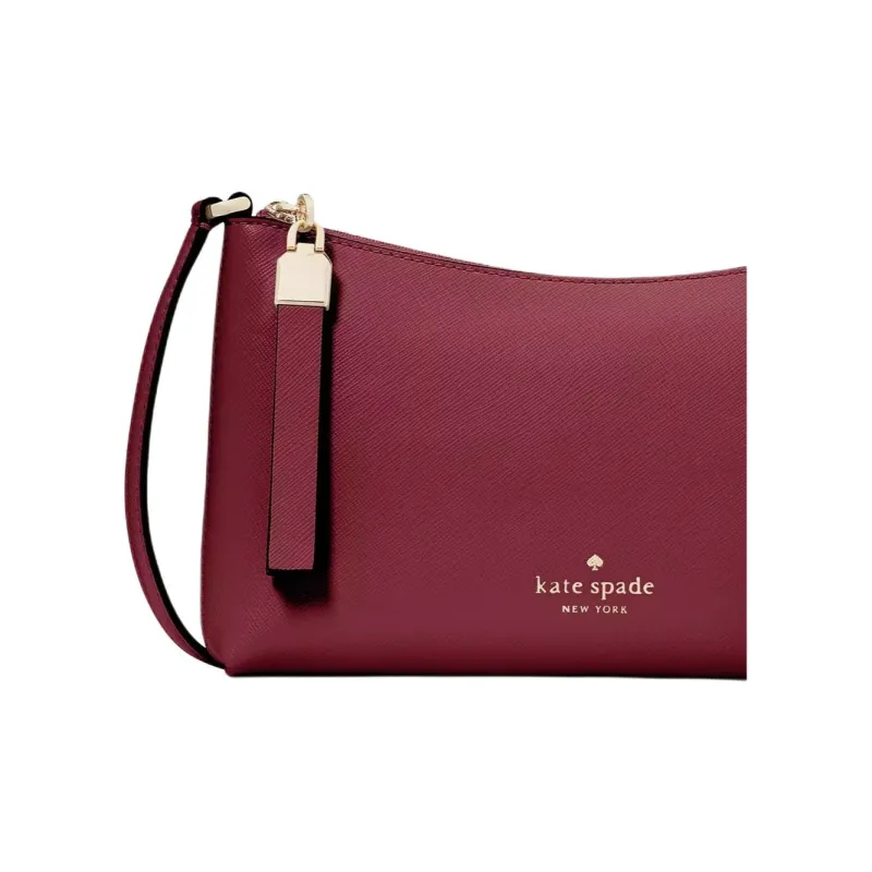 Kate Spade Leather Crossbody Bag, Shoulder Bag Small Size Women's Blackberry Jam-4