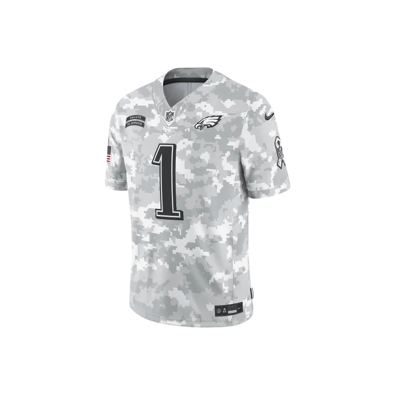 Nike Jalen Hurts Philadelphia Eagles Salute To Service Men's Nike Dri FIT Nfl Limited Jersey-0