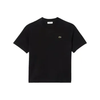 LACOSTE Logo patch Cotton T shirt