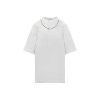 AMBUSH Ballchain Embellished Crewneck T Shirt