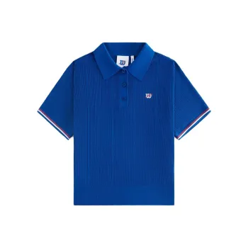KITH X Wilson Co branded Series Polo Shirt Women's Blue