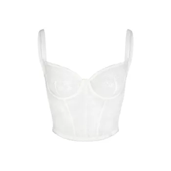SKIMS Wedding Dress Series ULTRA FINE LACE CORSET Camisole Women's MARBLE/Marble