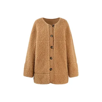 BASIC HOUSE Cashmere Sweater Unisex Camel