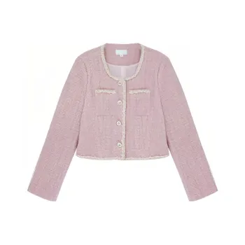 Linjou Jackets Women's Pink