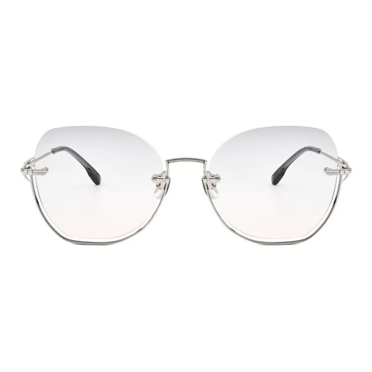 THE OWNER Plate Frame Irregular Shape Sunglasses Unisex-6