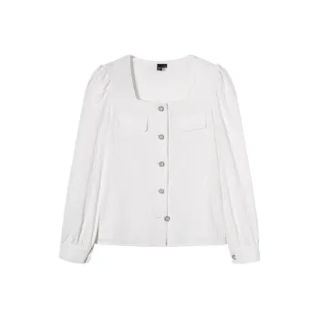 LA CRAWFISH Shirts Women's Fairy White