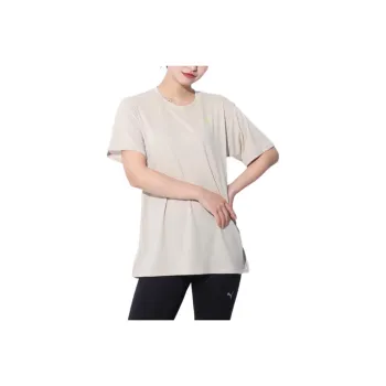 PUMA T Shirts Women's Beige