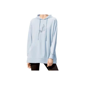 Hush Puppies Sweatshirt Women's Light Gray Blue