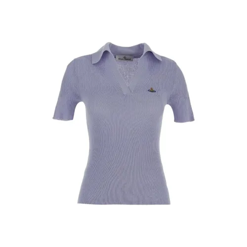 Vivienne Westwood Polo Shirt Women's Blue Purple