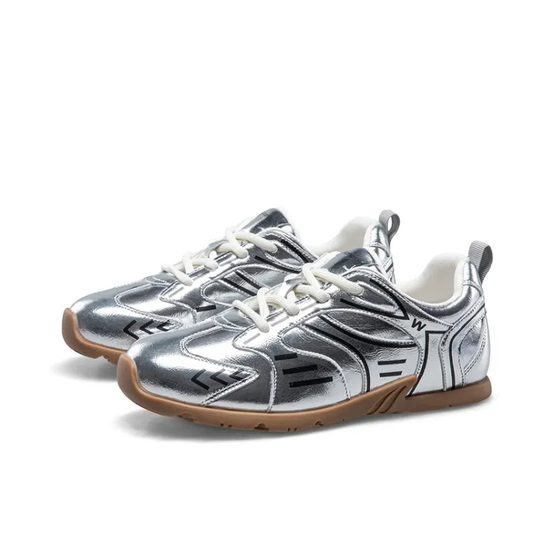 KANGNAI German Army Trainers Low Top Casual Shoes Women's-7