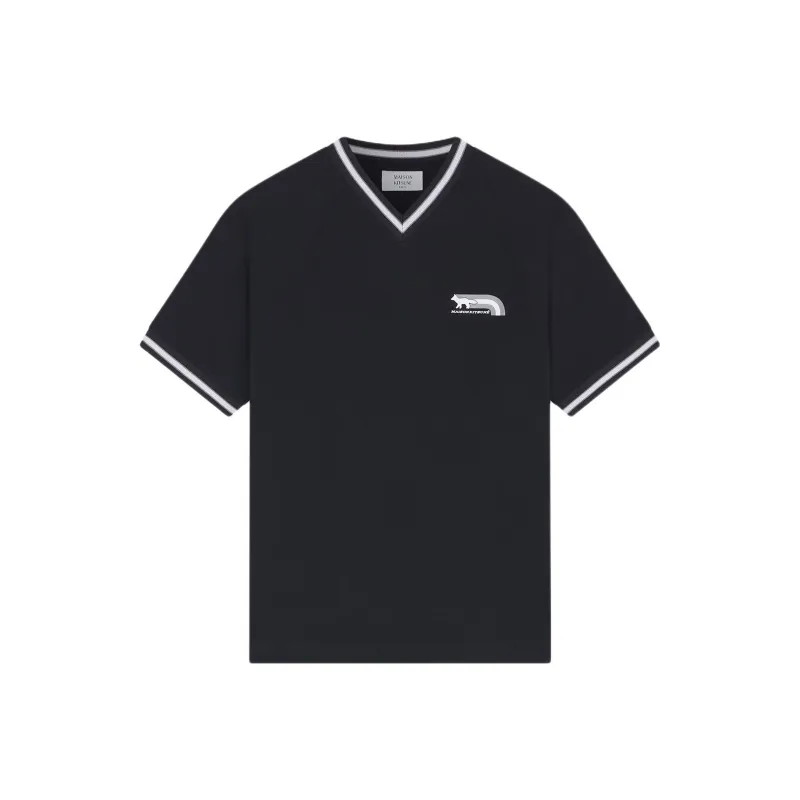Maison Kitsune Flash Fox Raglan T shirt-0