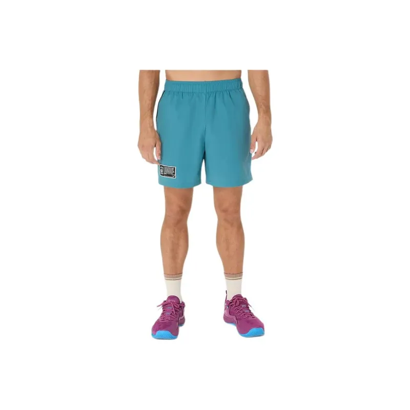 Asics Casual Shorts Men Blue-0