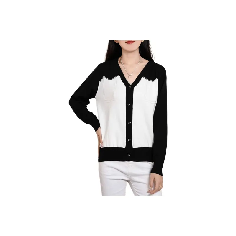 Fele.d Knitwear Women's Black & White-0