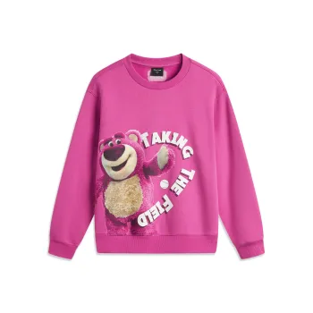 LiNing x Disney Sweatshirt Women's Rose Purple